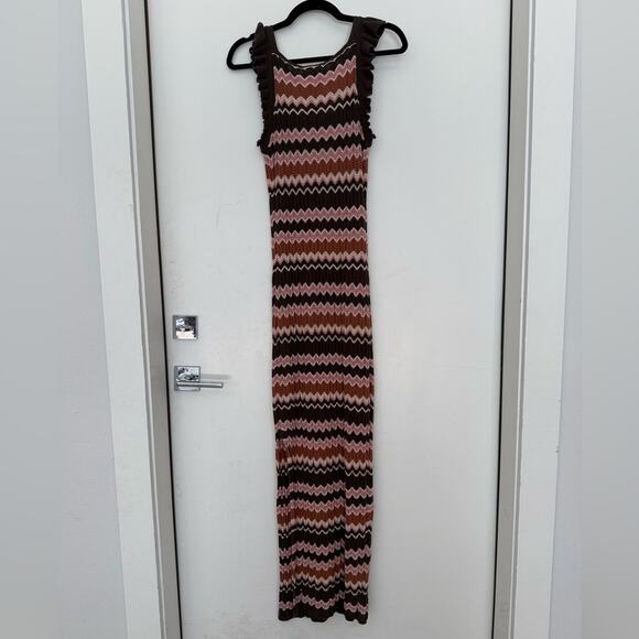 NWT NEW Heartloom Bennet Crochet Zig Zag Maxi Dress - Picture 7 of 8